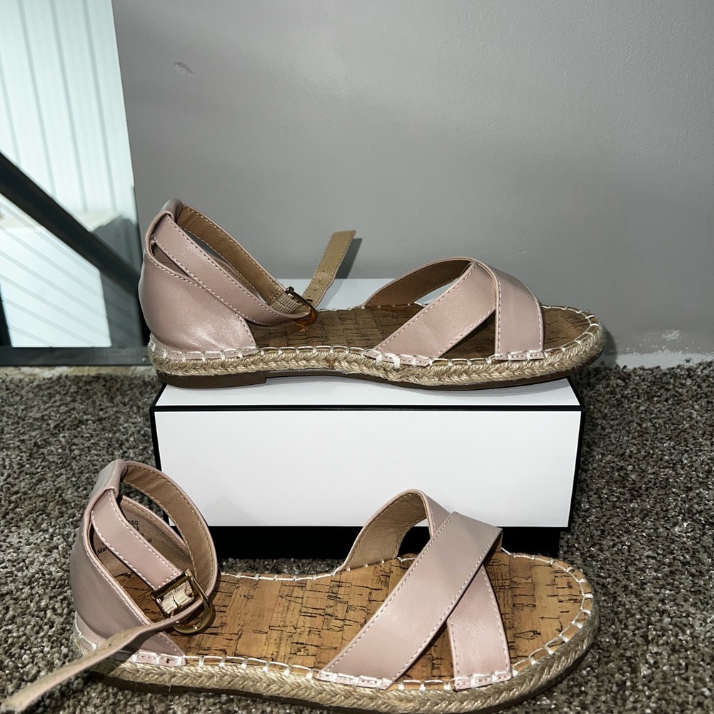 Elegant Pink Espadrille Sandals